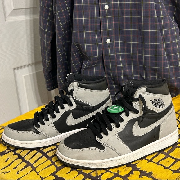 Nike Air Jordan’s Black and Gray High-Top Sneakers